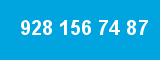 928 156 74 87